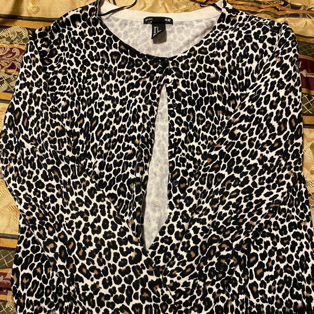 Leopard cardigan